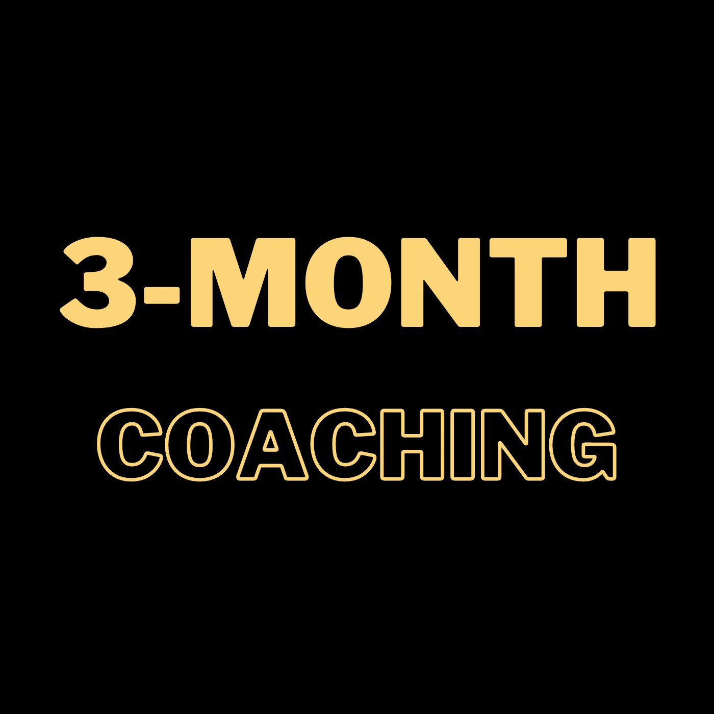 3-Month Coaching